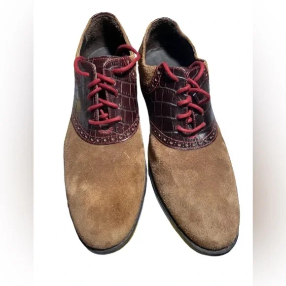 Cole Haan | Shoes | Cole Haan Brown And Burgundy Oxfords  display picture 3